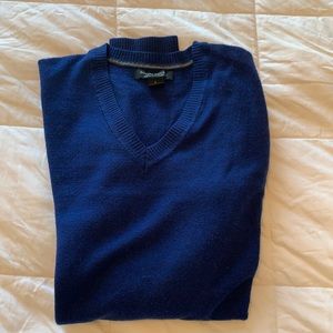 BR V neck sweater (extra fine merino)